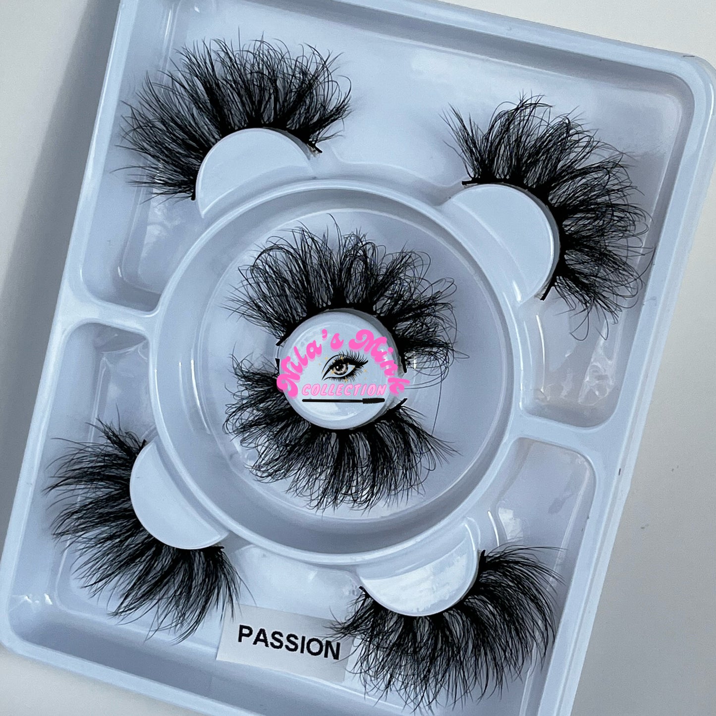 3-Pack Fluffy Mink Lashes 25mm