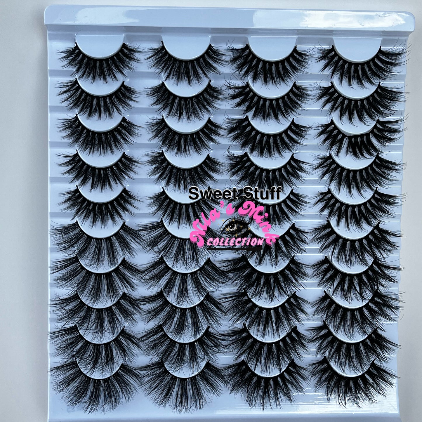 20-Pack Mink Strip Lashes 15mm-22mm