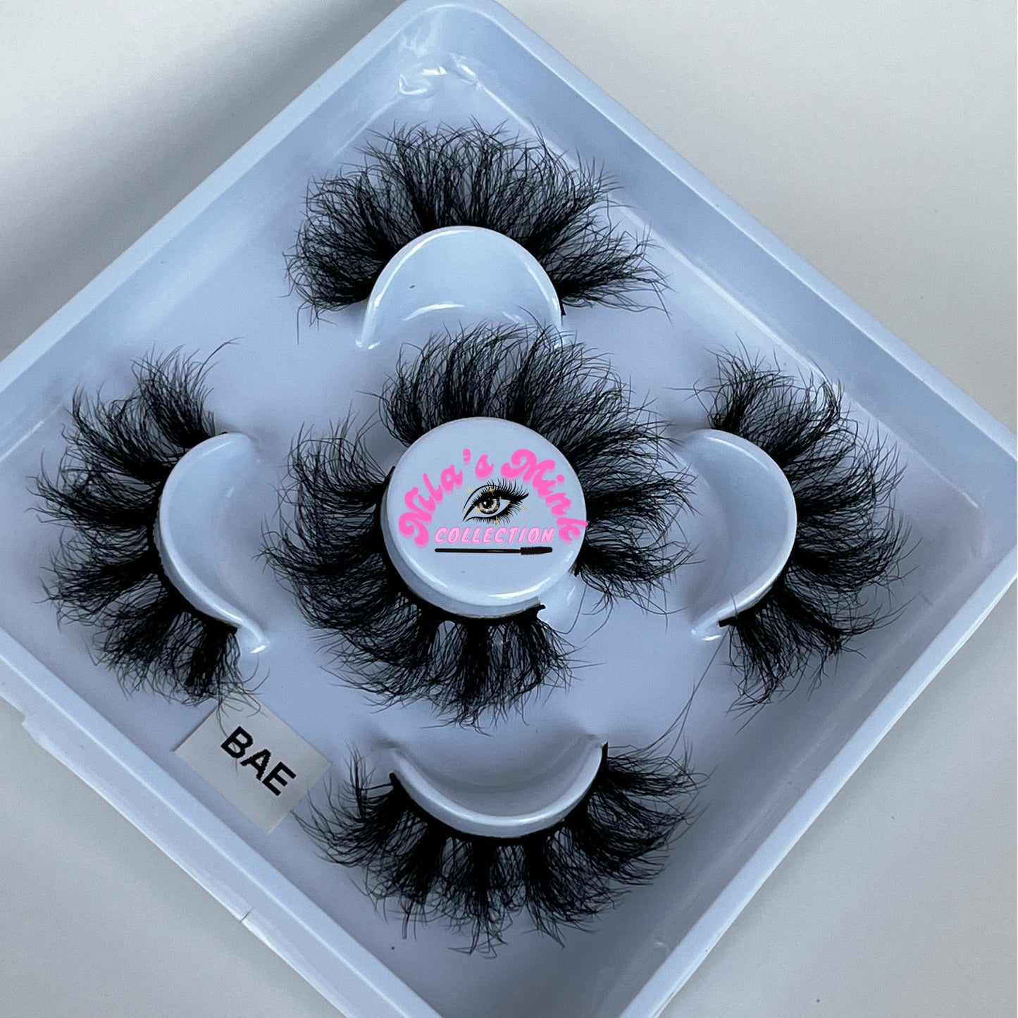 3-Pack Fluffy Mink Lashes 25mm