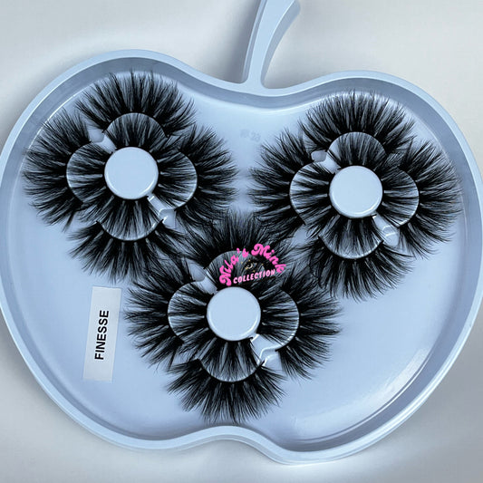 9-Pack Mink Strip Lashes 20mm