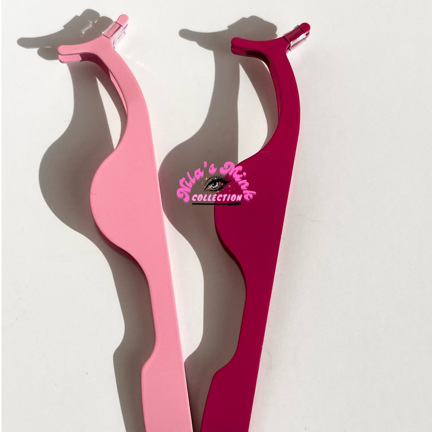 Precision Steel Eyelash Tweezers