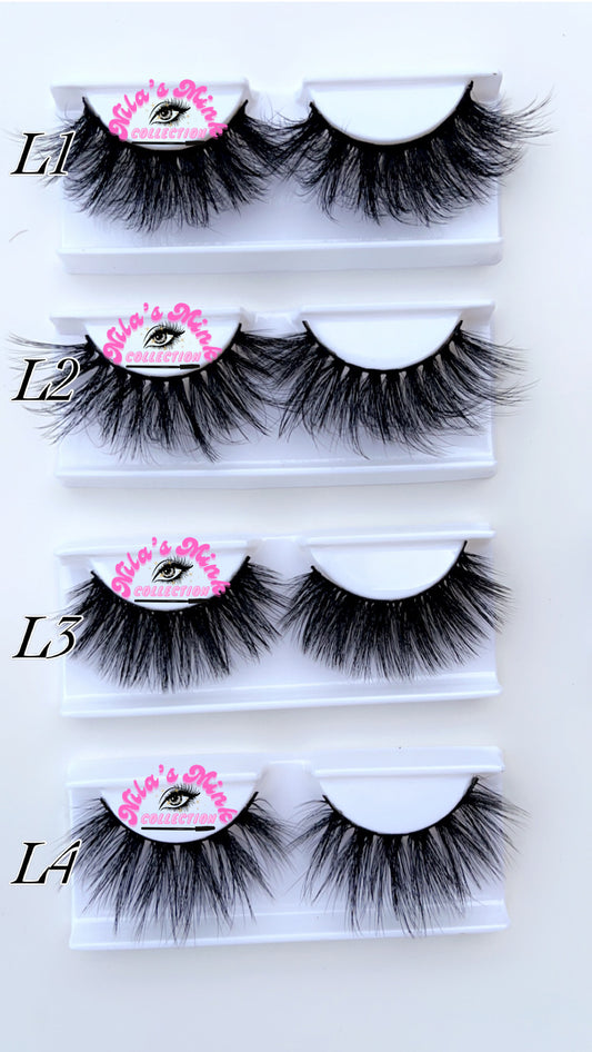 15mm-18mm Wholesale 50 lashes ** PLEASE BE SURE TO INCLUDE THE STYLES YOU WANT IN THE NOTES**