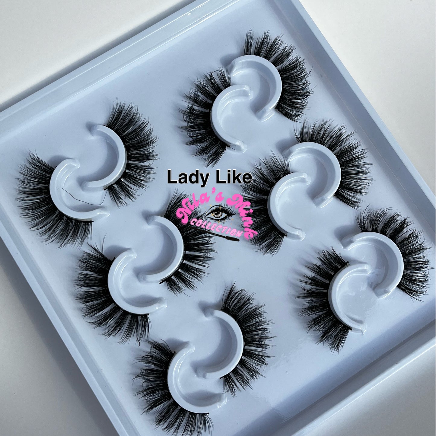 6-Pack Mink Strip Lashes
