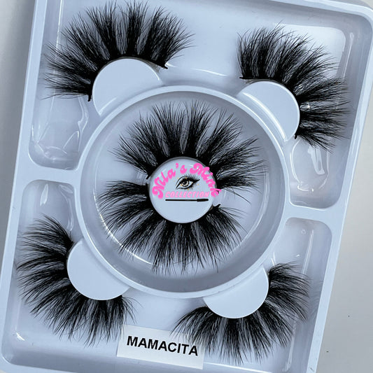 3-Pack Fluffy Mink Lashes 25mm