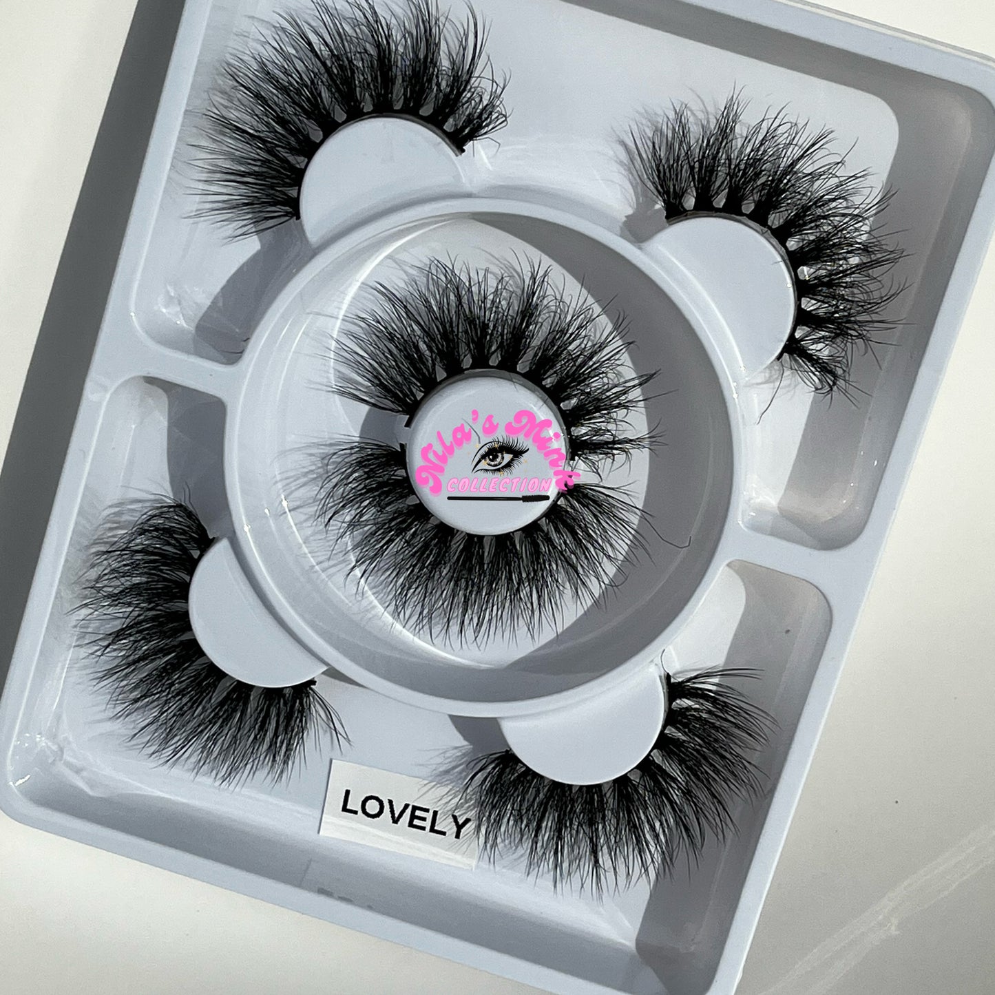 3-Pack Fluffy Mink Lashes 25mm