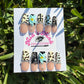 Wild Bloom Press-On Nail Set | Leopard Print, 3D Aqua Flowers & Rhinestone Glam | Bold Mixed Design | Handmade Luxe Nails