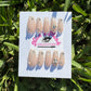 Champagne Crystal Glitz Press-On Nail Set | Nude Glitter Fade, Rhinestone Accents | Classy Coffin Nails | Handmade Glam Set