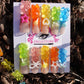 Gummy Bear Galore Press-On Nail Set | 3D Gummy Bears | Colorful Candy Nails | Fun Rainbow Press Ons (Free Gummies & Bracelet)