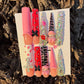 Edgy Pink Glam Press-On Nail Set | Long Coffin | Bold Charm Statement Nails