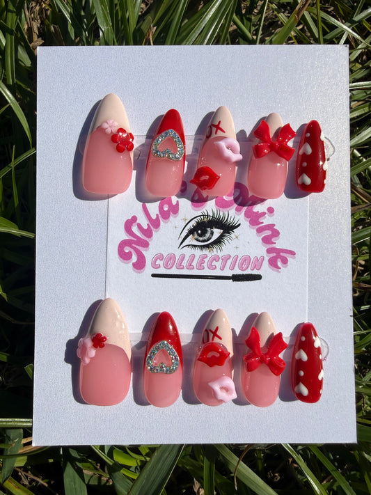 VALENTINE’S DAY PRESS-ON NAILS BOX (7styles)