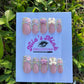 Candy Garden- Luxury Rhinestone Press-On Nails | Pink 3D Floral & Bow Nails | Handmade Bling Nail Set | Custom Reusable Nails
