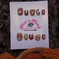 KIDS Honey Bear Dream Press-On Nail Set | 3D Teddy Charms | Brown & Nude Kawaii Nails | Cozy Cute Nail Art (FREE PURSE)