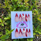 Red Velvet Kiss-Press-On Nail Set | Red French Tips, Pearls & 3D Bow | Classy Stiletto Nails | Handmade Glam Set
