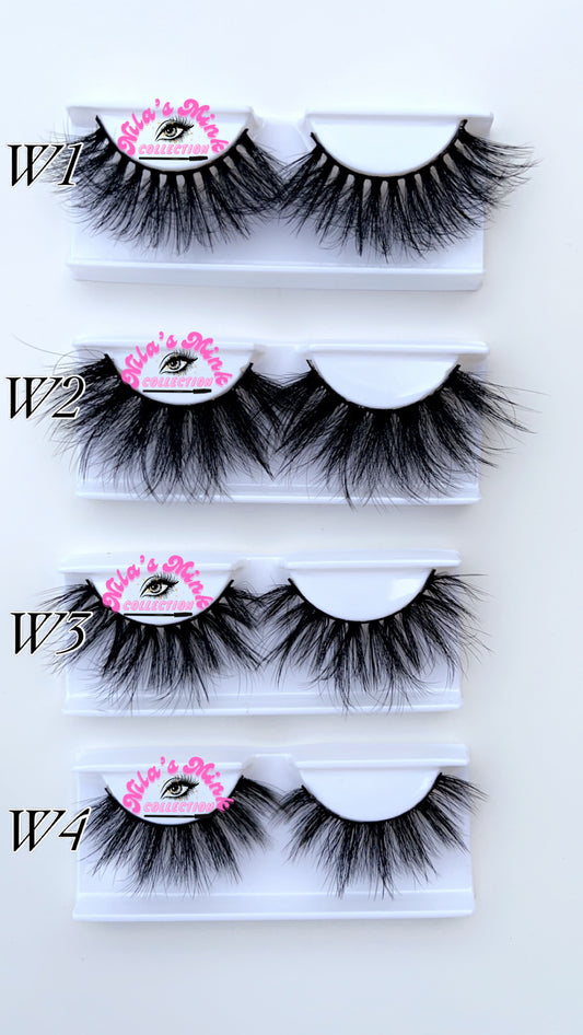 15mm-18mm Wholesale 50 lashes ** PLEASE BE SURE TO INCLUDE THE STYLES YOU WANT IN THE NOTES**